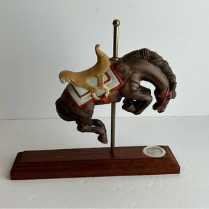 Vintage Bucking Carousel Horse